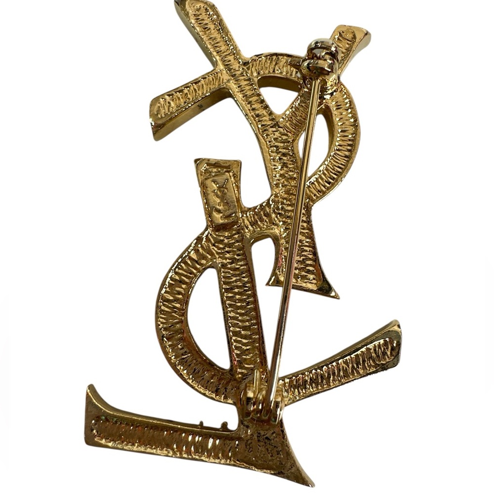 YVes Saint Laurent beautiful opyum crystal Brooch - Picture 2 of 2